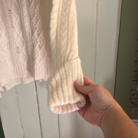 Distressed Free People tunic turtleneck sweater - Picture 5 of 6